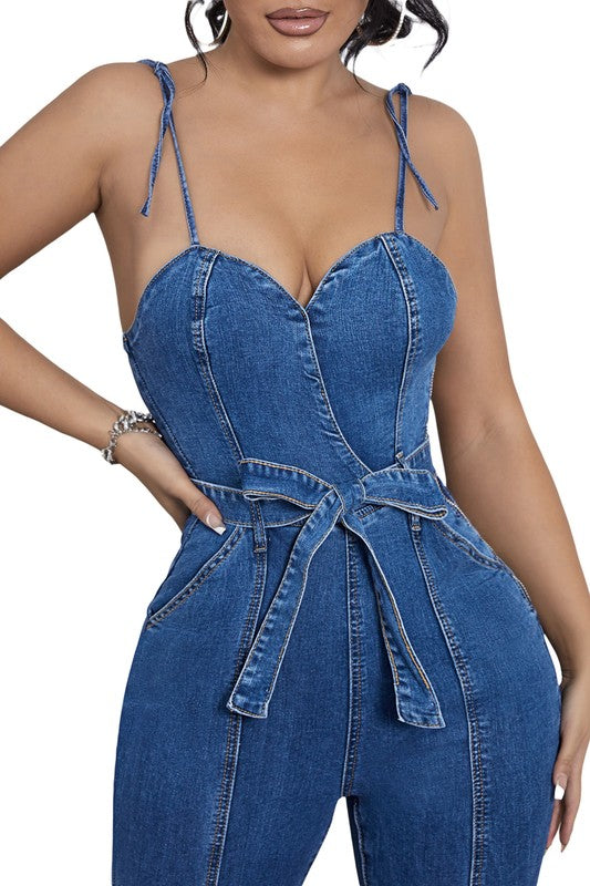 SWEETIE DENIM JUMPSUIT