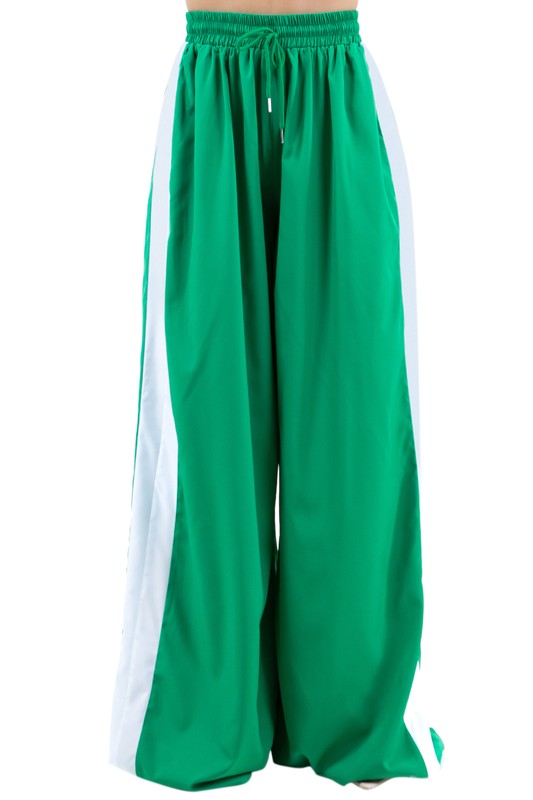 WOMEN FASHION CASUAL WIDE LEG PANTS