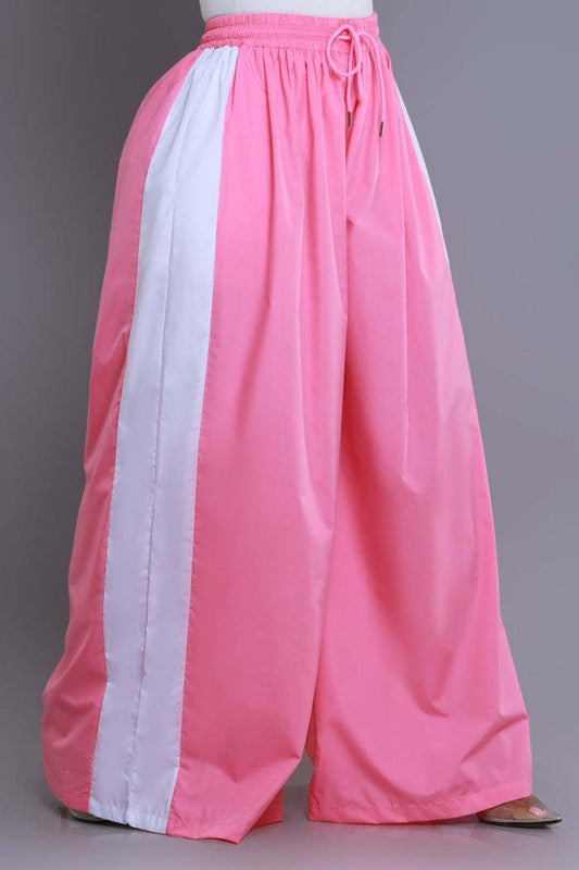 WOMEN FASHION CASUAL WIDE LEG PANTS